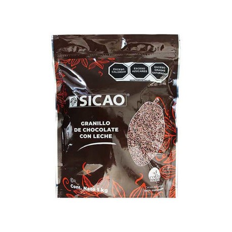 Granillo de chocolate con leche SICAO 1Kg (IEPS INC)0170504-A99