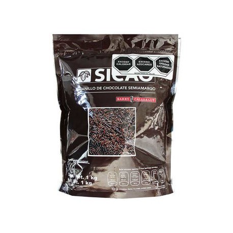 Granillo de Chocolate Semiamargo SICAO 1Kg (IEPS INC) 7170404-A99