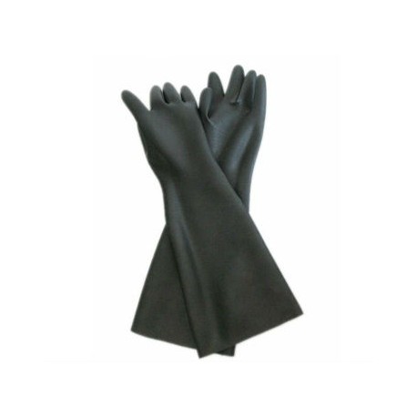 Guante Negro T375-9 Industrial Par Vitex Largo
