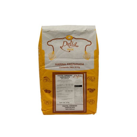Harina preparada para pastel sabor Chocolate Espiga Mix Bulto de 20 Kg