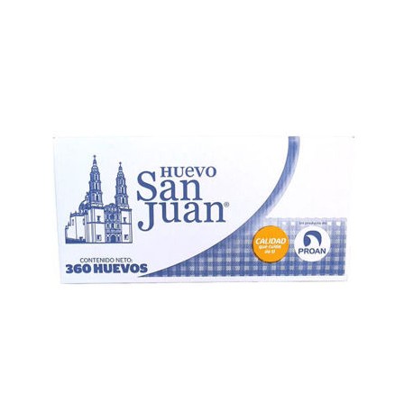 Huevo San Juan con 360 pzas (Aprox 22 Kg)
