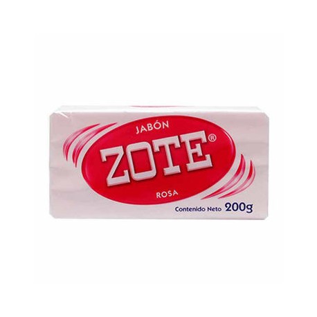 Jabon Zote Blanco/Rosa CHICO 200 Gr.