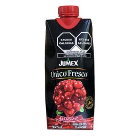 Jugo de Arandano UNICOFRESCO 12/475 ml Tetrapack  (IEPS INC)