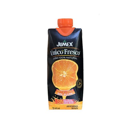 Jugo de Naranja UNICOFRESCO 12/475 ml Tetrapack (IEPS INC)