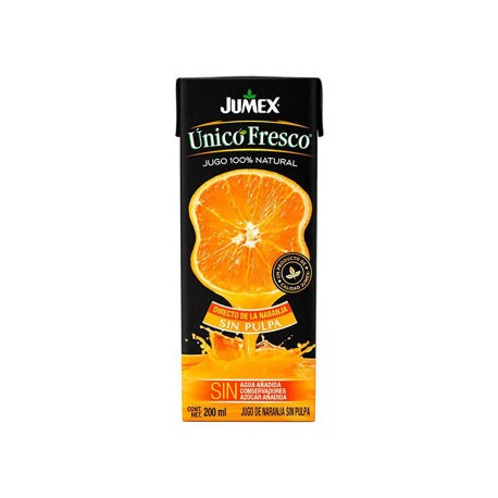 Jugo de Naranja UNICOFRESCO 24 de 200 ml Minibrick