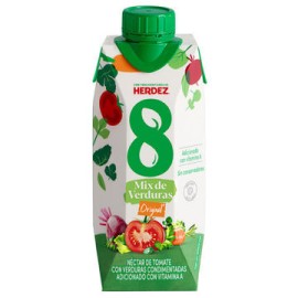 Jugo V8 Mix de Verduras Herdez 24 de 335 mL Tetra