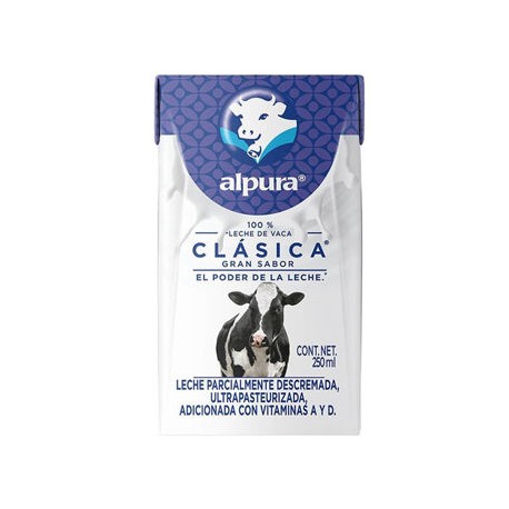 Leche Alpura Entera 24 pz de 200 ml