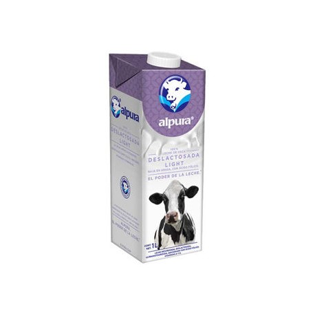 Leche Deslactosada Light Alpura 12 de 1 L