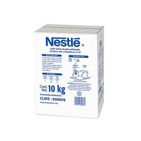 Leche en Polvo Entera NESTLE 10 Kg.