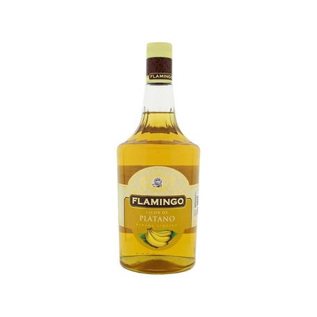 Licor de Crema de Platano 1 Lt. Flamingo