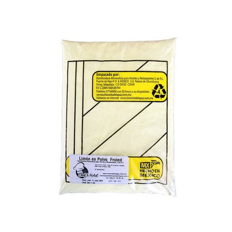 Limon en Polvo Chef & Hotel Fruled Bolsa 1 Kg