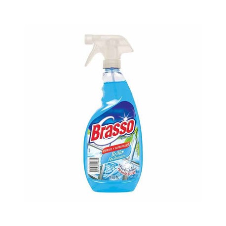 Limpia Vidrios Bte. 650 Ml. Brasso