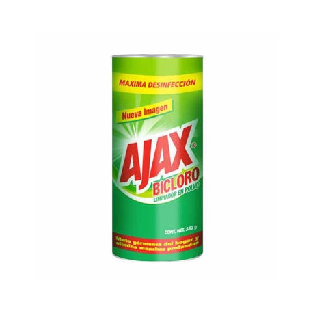 Limpiador Ajax Bicloro en Polvo 582 Gr.