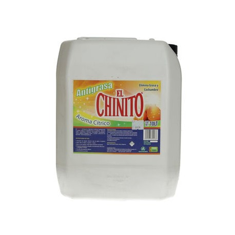 Limpiador Antigrasa  El Chinito 10 Lt. Garrafa