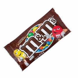 Luneta de Chocolate M&Ms 6 pz/44.3g Cafe (IEPS inc.)