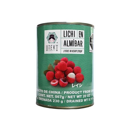 Lychee en Almibar Uteki Lata de 567 g
