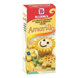 Color amarillo liquido McCormick Frasco de 29 mL