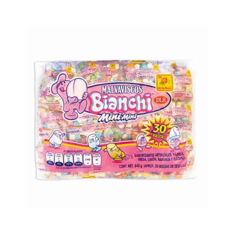 Malvavisco Mini de Colores 120/28 Gr. de la Rosa (IEPS INC)