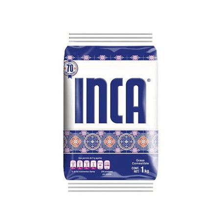 Manteca Vegetal 1 Kg. Inca