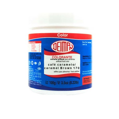 Color cafe caramelo 170 polvo Deiman Bote de 100 g