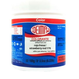 Color rojo fresa 170 polvo Deiman Bote de 100 g
