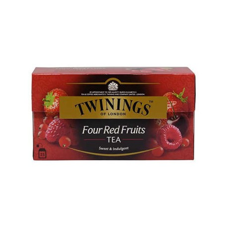 Negro Frutas Rojas Twinings paquete 25 sobres