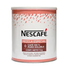 Nescafe 1 Kg Bote Blanco Mezcla Especial