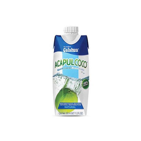 Agua de coco Acapulcoco 18/330 mL