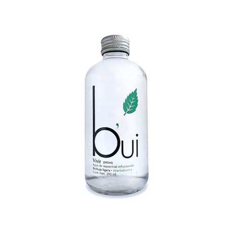 Agua de Manantial BUI infusionada Hierbabuena 24/290ml