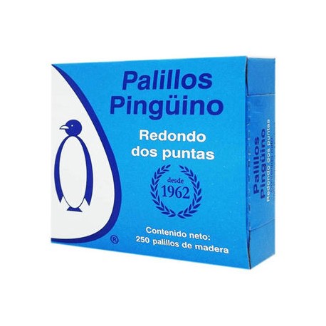 Palillos Pinguino 15 de 250 piezas