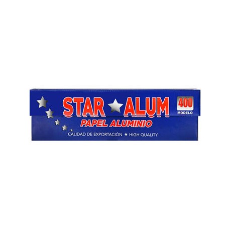 Papel Aluminio Star 400 1.2 Kg Caja Azul