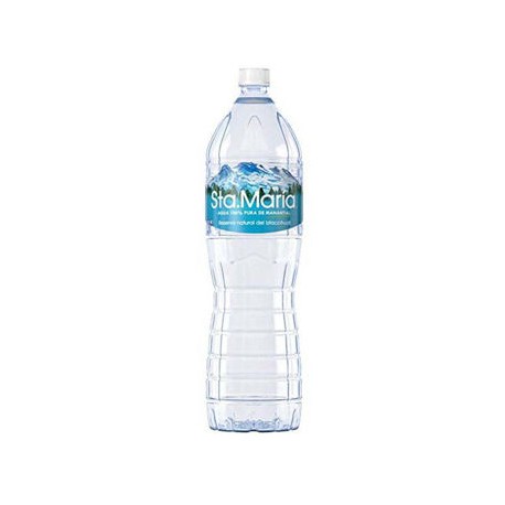 Agua Sta. Maria 12 de 1.5 L 100% Manantial
