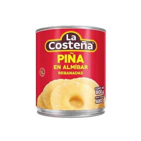 Piña Rebanada Costeña 12 de 800 g
