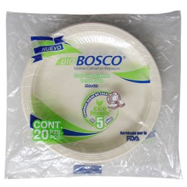Plato Termico PS9 Bosco Bio con 500 Pz Biodegradable