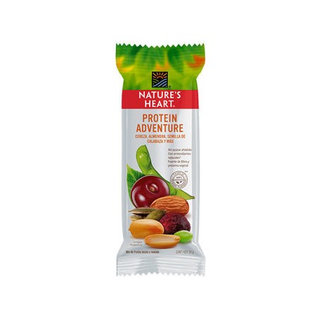 Protein Adventure 12/35 g Natures Heart (cereza, almendra, semilla de calabaza)