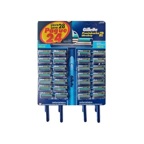 Rastrillo Gillette 24 Rastrillos Prestobarba 2 Hojas