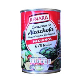 Corazones de Alcachofa KI-NARA Lata 400 mL 6/8 frutos