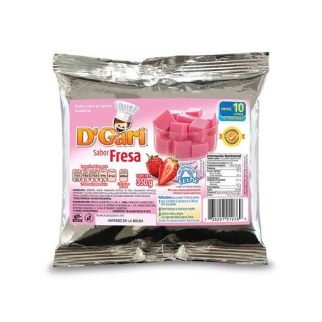 REMATE Gelatina Fresa Leche Bsa. 350 grs. P/10 Lts. FOOD SERVICE Gari