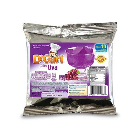 REMATE Gelatina Uva Bsa. 350 grs. P/10 Lts. FOOD SERVICE Gari