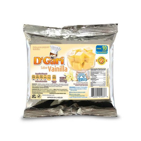 REMATE Gelatina Vainilla Bsa. 350 grs. P/10 Lts. FOOD SERVICE Gari