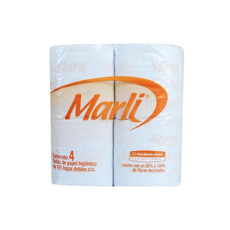 REMATE Papel Higienico Marli con 4 rollos