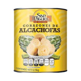Corazones de Alcachofa San Miguel Lata/Pouch de 2.5 Kg