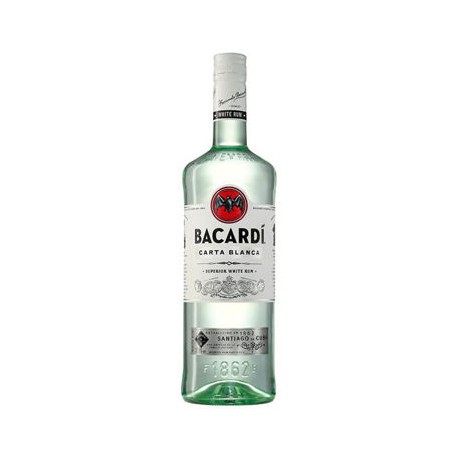 Ron Blanco Botella Bacardi 750 mL