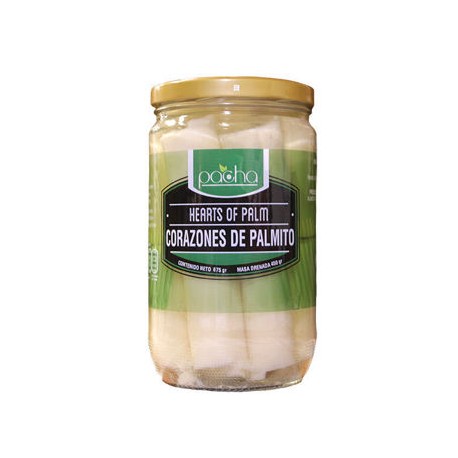 Corazones de Palmito pacha 675 g Frasco