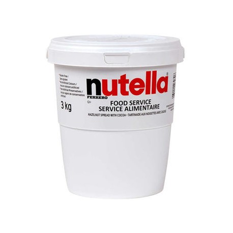 Crema de Avellana Nutella CUBETA 2 de 3 Kg (IEPS INC)