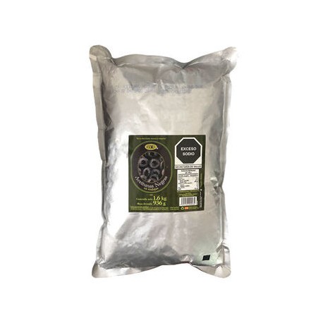 Aceituna Negra DESHUESADA Loreto 1.7 kg Bolsa Aluminio