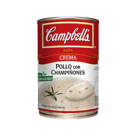 Crema de Champiñon Campbells Lata de 420 g