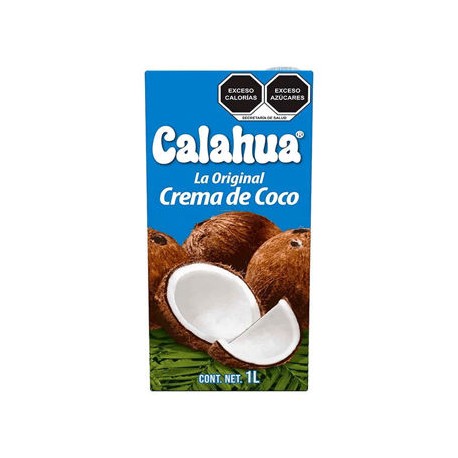 Crema de coco Calahua LITRO (IEPS inc.)
