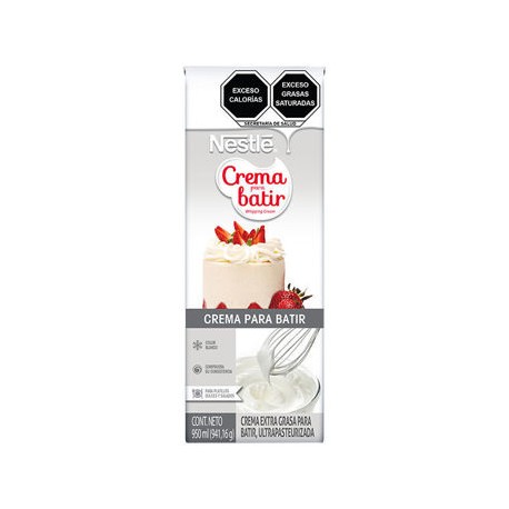 Crema para batir Nestle 950 mL