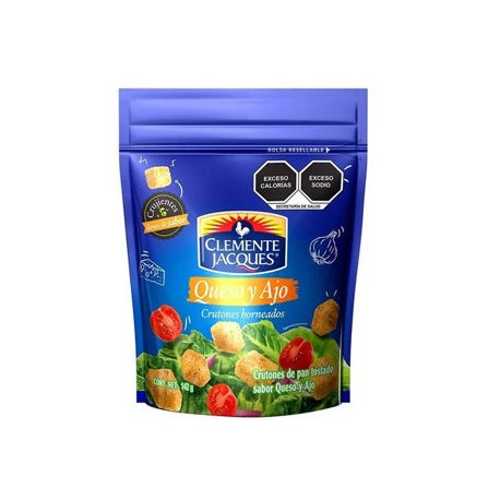 Crutones Queso y Ajo Clemente Jacques 142 gr